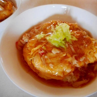 カニあんかけ卵丼